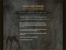 Tablet Screenshot of goldeneaglehapkido.com